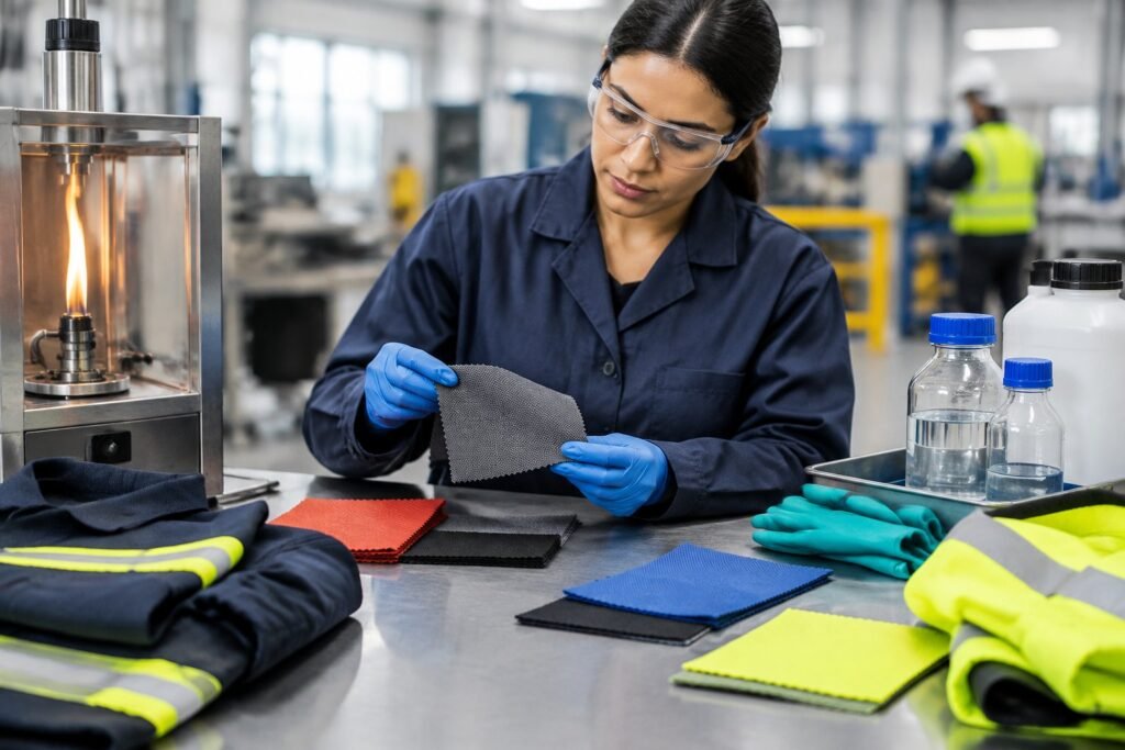 test Workwear fabric