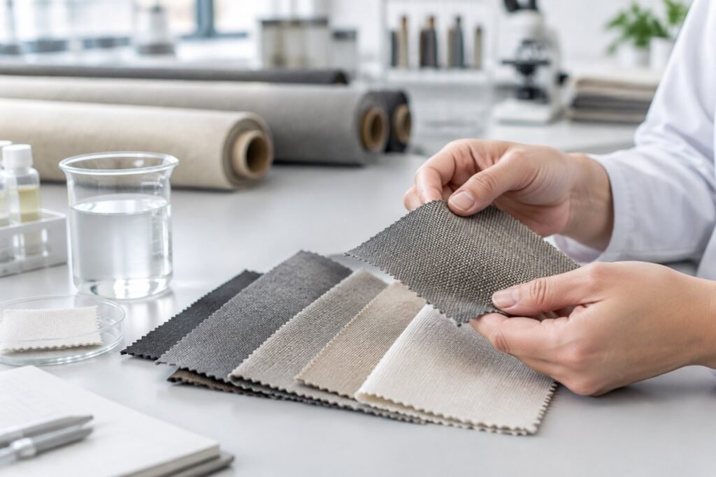 Choose the Base Fabric and FR Treatment