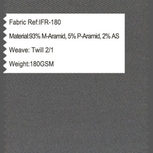 180gsm 93% M-Aramid 5% P-Aramid 2% AS