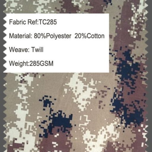 TC285 TWILL 8020 Camouflage